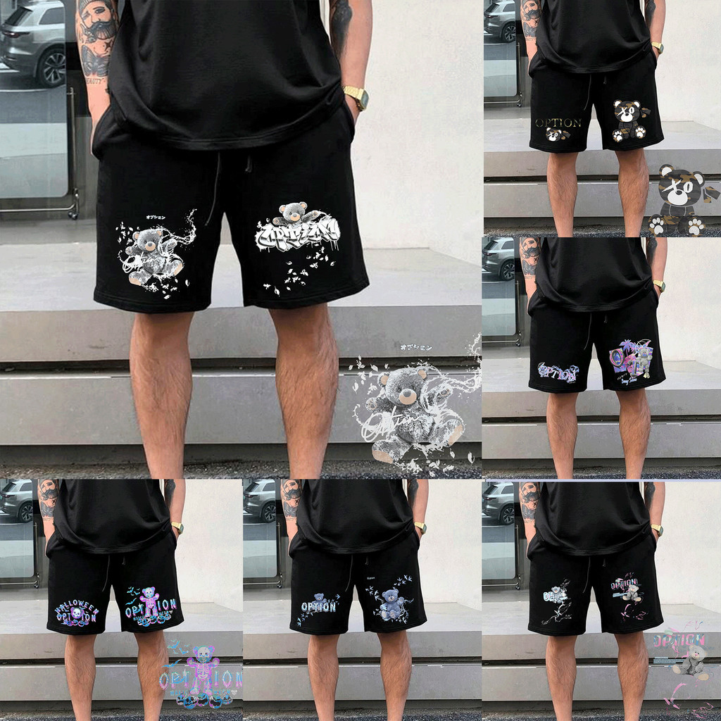 【SHORTS】พร้อมส่ง✨ขายร้อน กางเกงขาสั้น Option  series shorts ผ้าฝ้ายแท้ระบายอากาศได้ดี M-XL