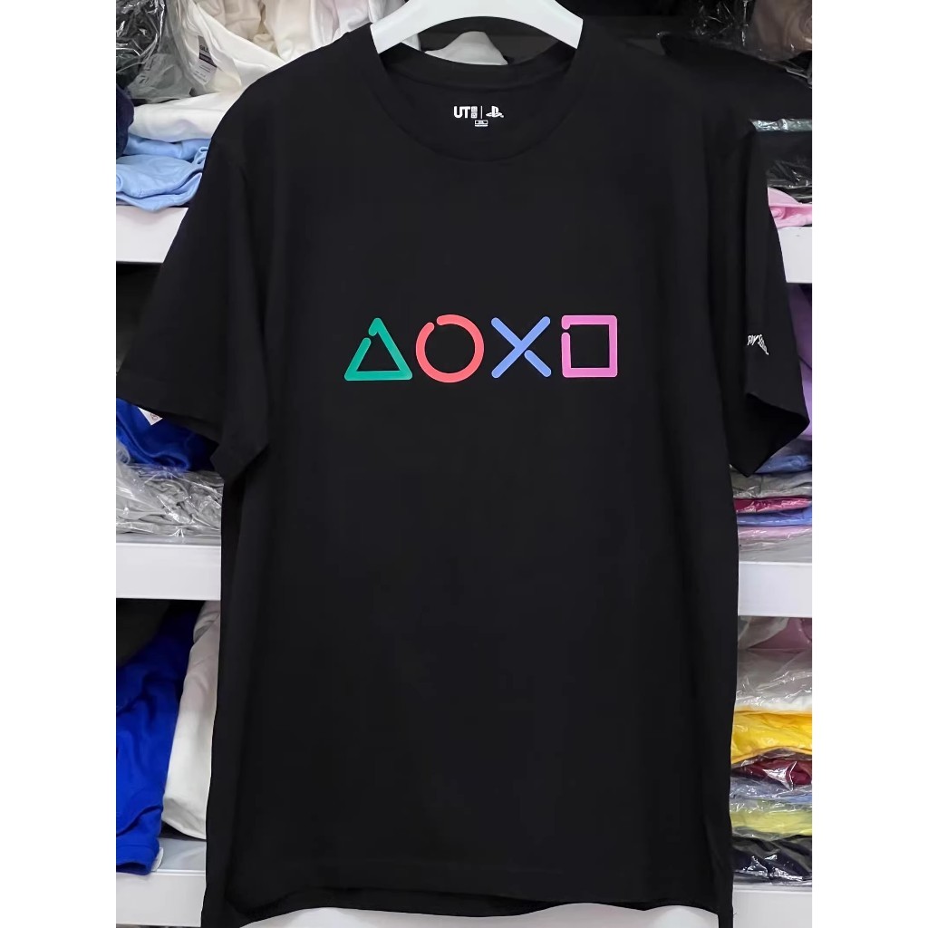 เสื้อยืดแขนสั้นพิมพ์ลายธีมเกม | สไตล์ ไม่จํากัดเพศ | สไตล์เกมคลาสสิค | ผ้าฝ้ายแท้ ใส่สบาย ระบายอากาศ | ชุดลําลองอินเทรนด์ | เหมาะสําหรับแฟนเกมฤดูร้อน All-Match Top
