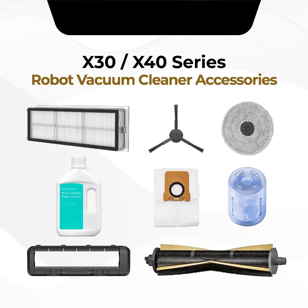 สําหรับ Dreame X30 Ultra / X30 Master / X40 Ultra / X40 Master Robot เครื่องดูดฝุ่นอุปกรณ์เสริมแปรงห