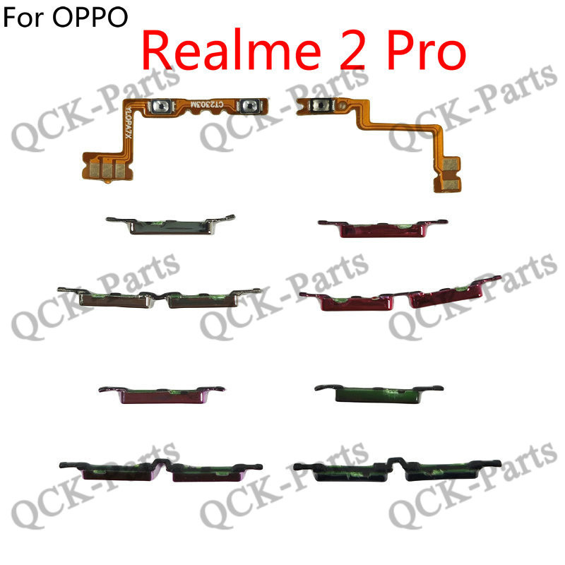 สําหรับ OPPO Realme 2 Pro เปิดสวิตช์ปุ่มปรับระดับเสียง Flex Cable