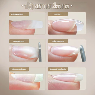 กาวติดฐาน เพื่อเพิ่มความแข็งแรงให้กับพื้นผิวเล็บและปรับรูปทรงเล็บ เหมาะสำหรับร้านทำเล็บและงาน DIY