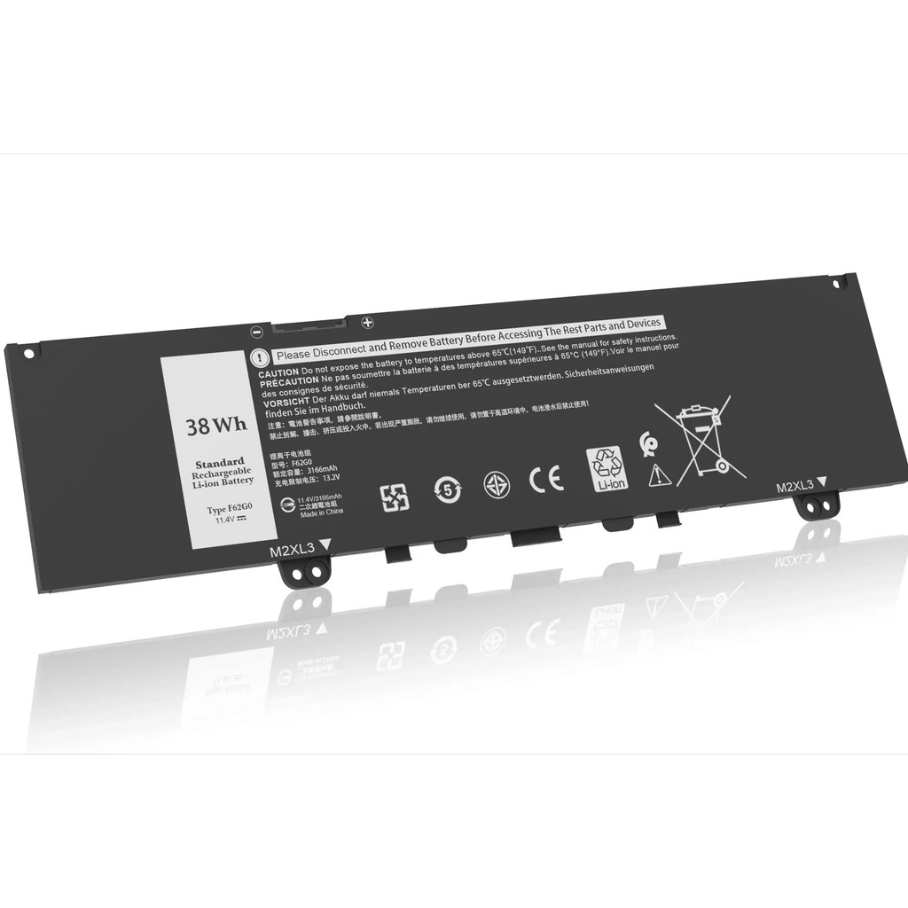 F62G0 Battery for Dell Inspiron 13 7000 7373 7386 2-in-1 7370 7380 5370 P83G P87G P83G001 P83G002 P8