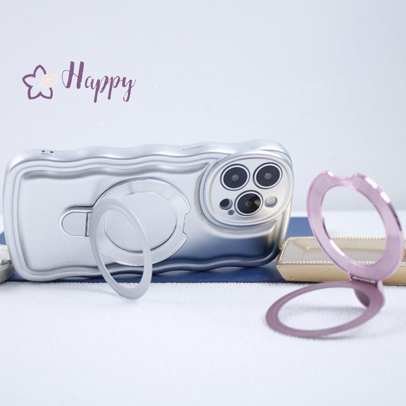 <แฮปปี้เบย์> 2.5มม สําหรับขาตั้งแหวนแม่เหล็กบางเฉียบที่วางโทรศัพท์มือถือขาตั้งโลหะแม่เหล็กแหวนหัวเข็มขัดยึดสําหรับลดราคา