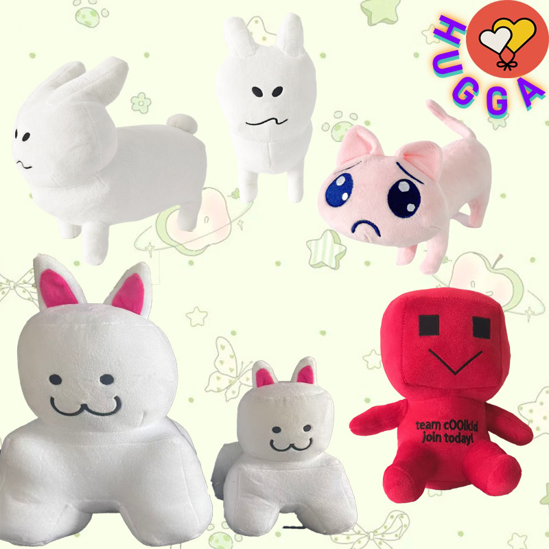 ❤HUGGA❤Forsaken C00lkidd Roblox คลาสสิก Kitty Forsaken Gobby Plushy ตุ๊กตา P ตุ๊กตาแมวหมอนกระต่ายน่า