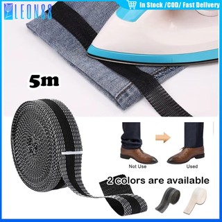 ของมาใหม่！1M 5M เทปรีดติดขอบกางเกง แปะปากกางเกง สําหรับกางเกงยีนส์ มีกาวในตัว อุปกรณ์เย็บผ้า DIY
