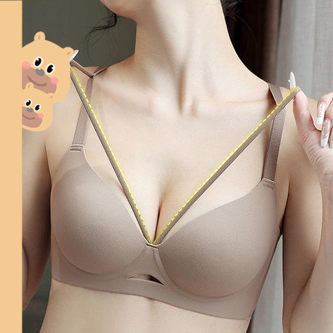 🎀bearbra🎀เสื้อใน ไร้โครง คัพ A-C ไร้ขอบเรียบเนียน สวมใส่สบายสุดๆBee na ขนาดใหญ่ ไร้ตะเข็บ