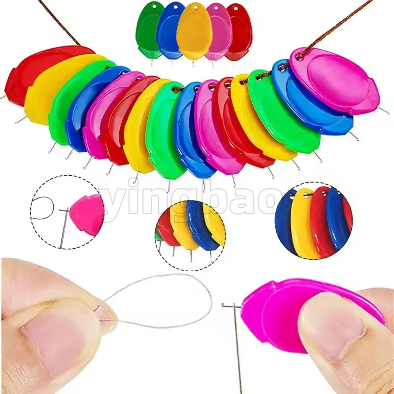 ที่สนเข็ม 20 ชิ้น, เครื่องมือร้อยด้าย, เครื่องมือเย็บผ้าและอุปกรณ์เสริม, สําหรับผู้สูงอายุ, ทําด้วยมือ, จักรเย็บผ้า