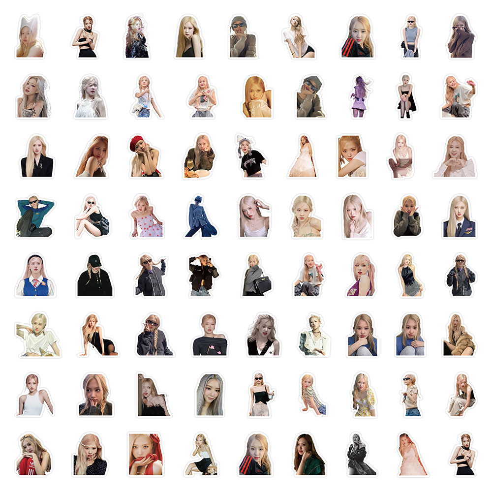 40-100pcs BP THE GIRLS DDU-DU สติกเกอร์ภาพ Washi เทป LISA JENNIE ROSE JISOO WORLD TOUR กันน้ํากระเป๋