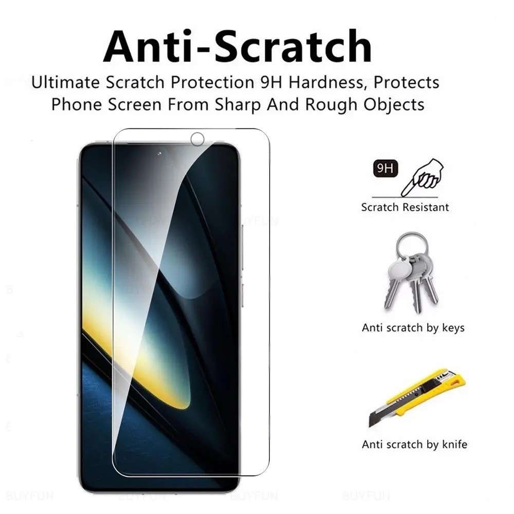 กันรอย ฟิล์มกระจก สำหรับ Poco F6 / F6 Pro Tempered Glass ฟิล์มกระจกใส กระจกด้าน กาวเต็มแผ่น ขอบ2.5D 