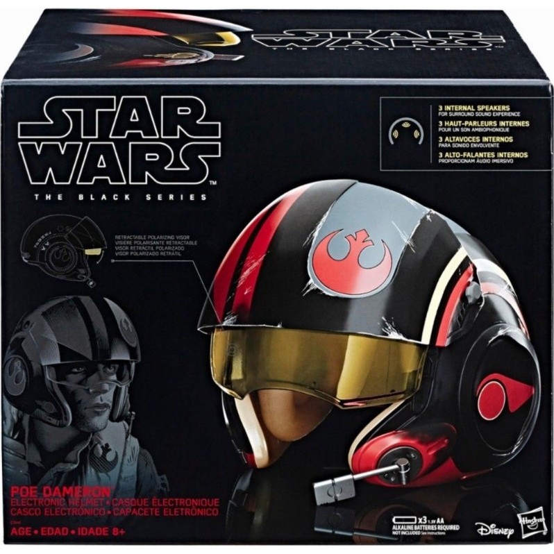 หมวกกันน็อค Hasbro Star Wars XWING X-Wing Pilot Dammer Dragon หมวกกันน็อค Vader Stormtrooper หมวกทหา
