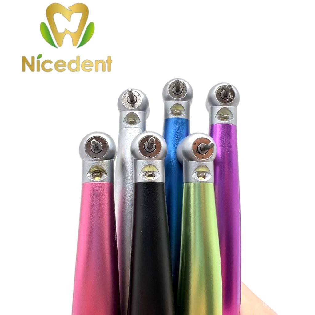 color led dental handpiece push button dental high speed handpiece with led light