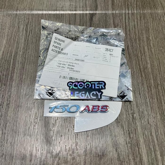 Original Piaggio Vespa Sprint Primavera 3V Iget ABS Embosh 150 ABS สติ๊กเกอร์สัญลักษณ์