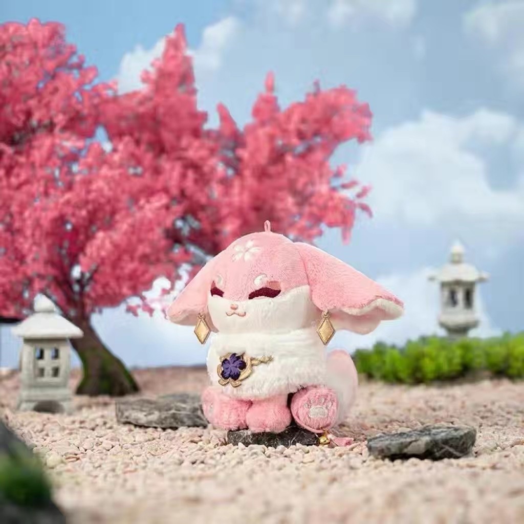 Genshin Impact Yae Miko Plush Doll - ตุ๊กตา Fox-Themed น่ารักพัดลมสินค้าตุ๊กตาน่ารักสําหรับของขวัญ