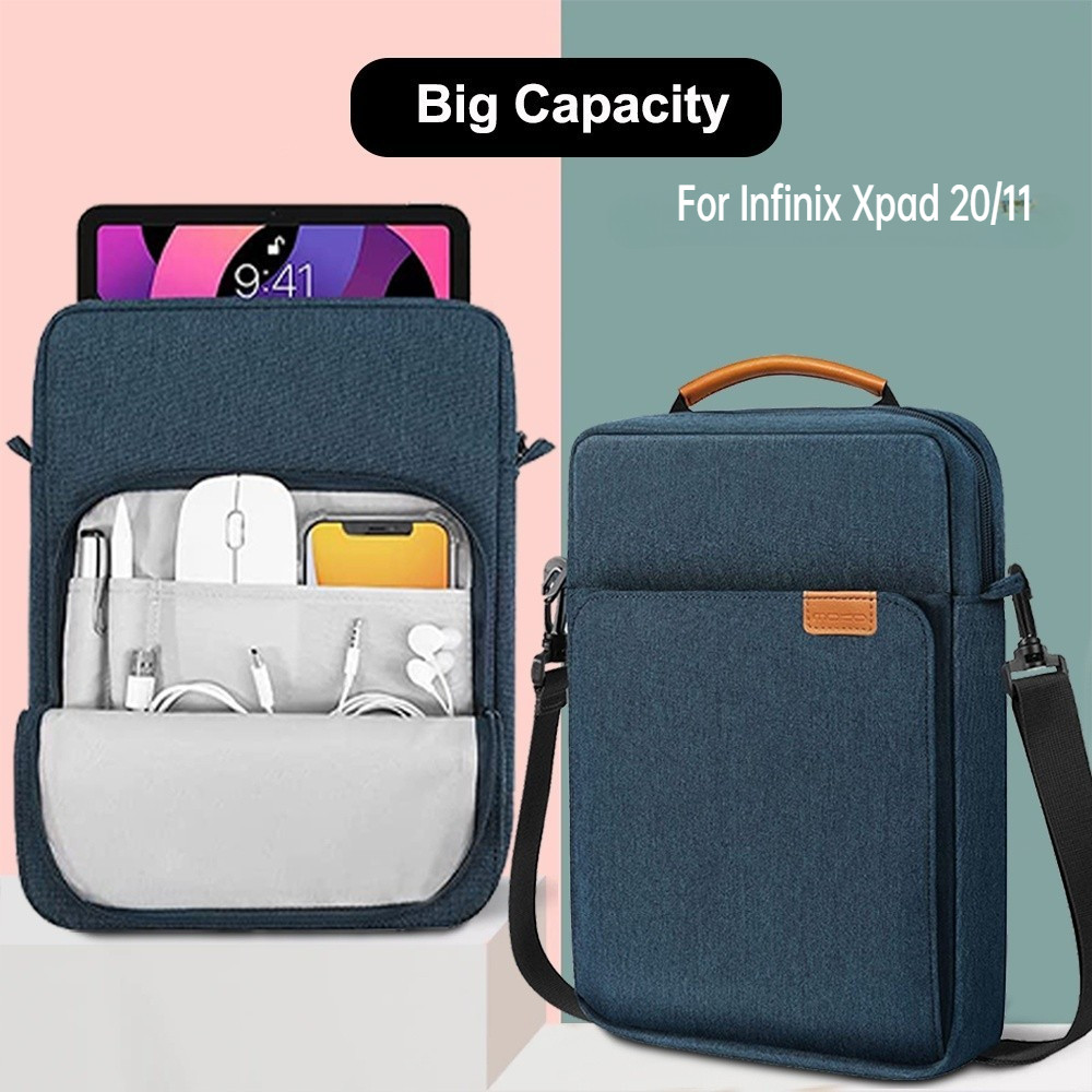 กระเป๋าสําหรับ Infinix XPAD 20 11 "2025 XPAD GT 13 "XPAD 11 นิ้วกระเป๋าถือพร้อมสายคล้องไหล่