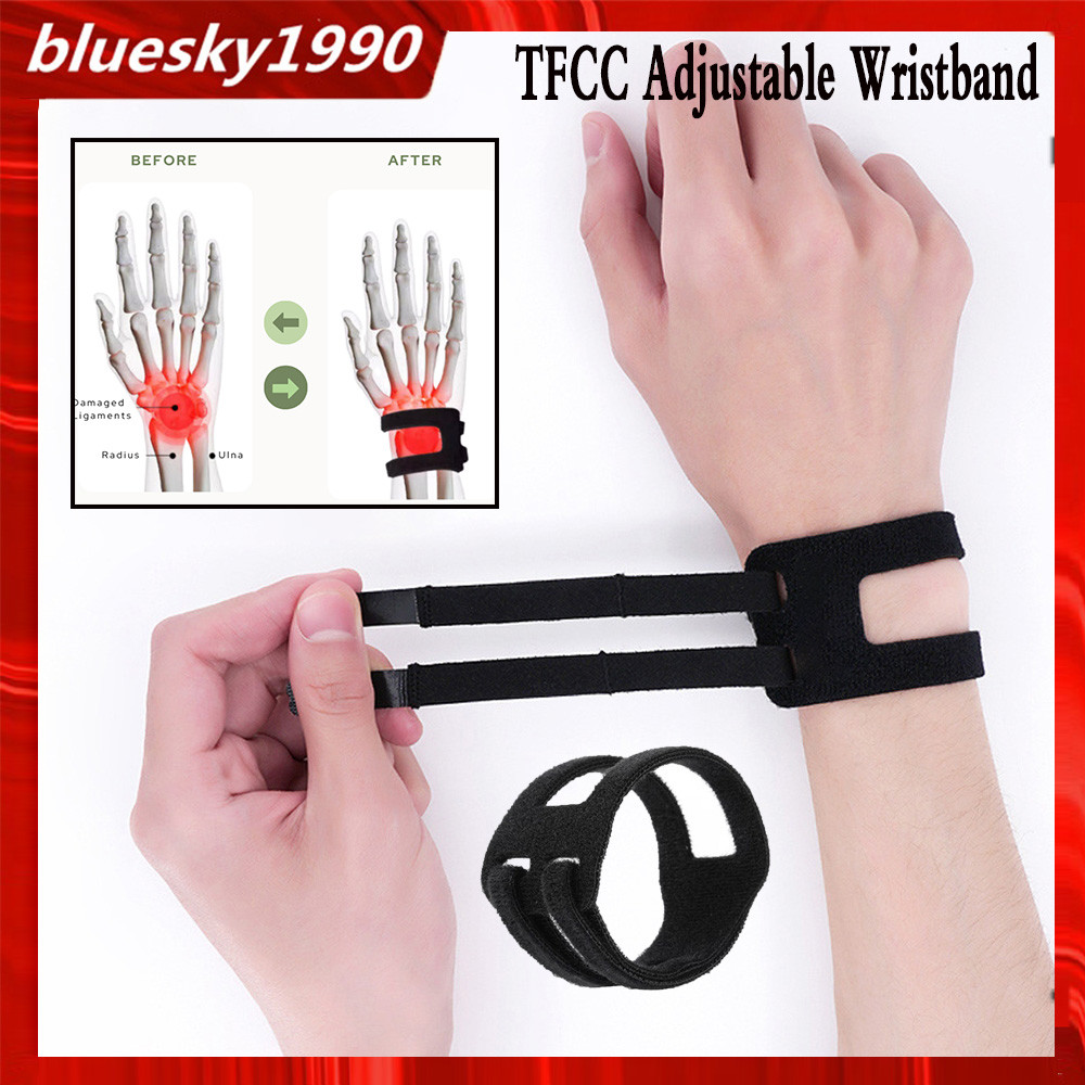 TFCC พยุงข้อมือแบบปรับได้ Ultra Light & Ulnar Sided สำหรับปวดข้อมือ กีฬายืดหยุ่น โยคะ บาสเกตบอล และฟ