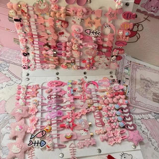 ชุดกิ๊บรainbowสีพาสเทล 25ชิ้น/เซ็ต สำหรับตกแต่งทรงผมของเด็กหญิงสไตล์ญี่ปุ่น (ไม่รวมกล่อง)