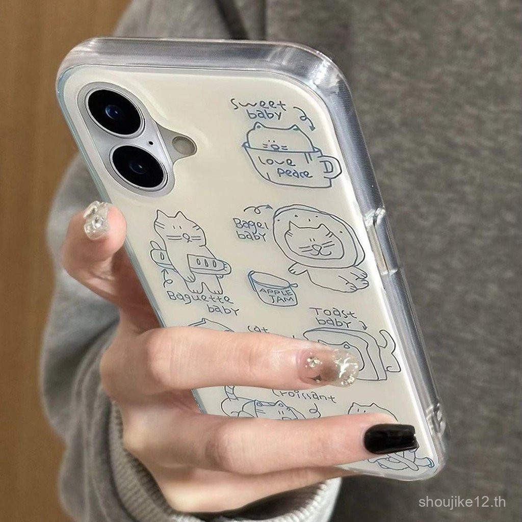 ลายแมววาดเส้น สำหรับ Samsung S21ULTRA S22PLUS S23 S22ULTRA S25PLUS S24 S25ULTRA S24ULTRA S21PLUS S23