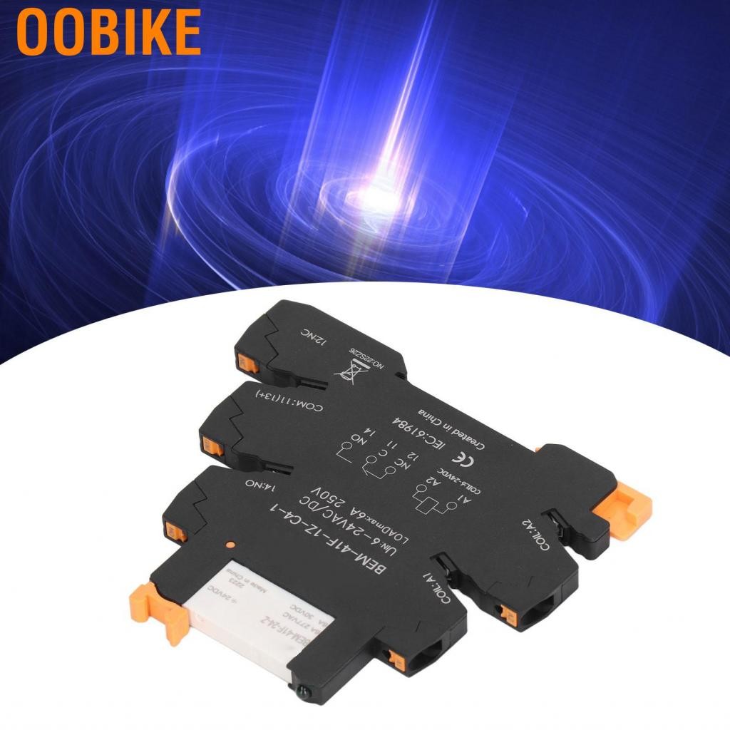 OObike Oobike Shop-th 6a Solid State Relay DIN Rail Mount DC Control AC บาง ๆ เชื่อมต่อ 1NO 1NC SPDT