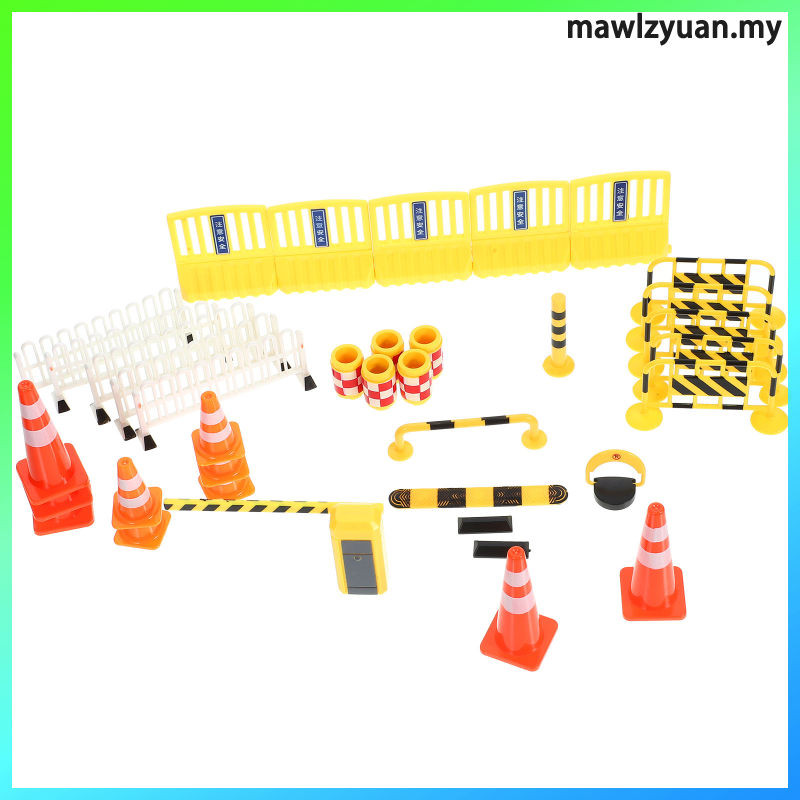 เด็ก Street Block ของเล่นการจราจรความรู้ความเข้าใจของเล่น Props รั้ว 7.00X3.50X1.30 ซม.Asb mawlzyuan