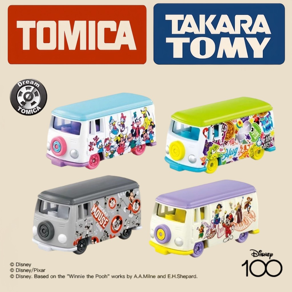 โมเดลรถดีไซน์ Tomica Disney Dream Anniversary ขนาด 1:64 รุ่นลิมิเต็ดอิดิชั่น ของเล่นสะสม
