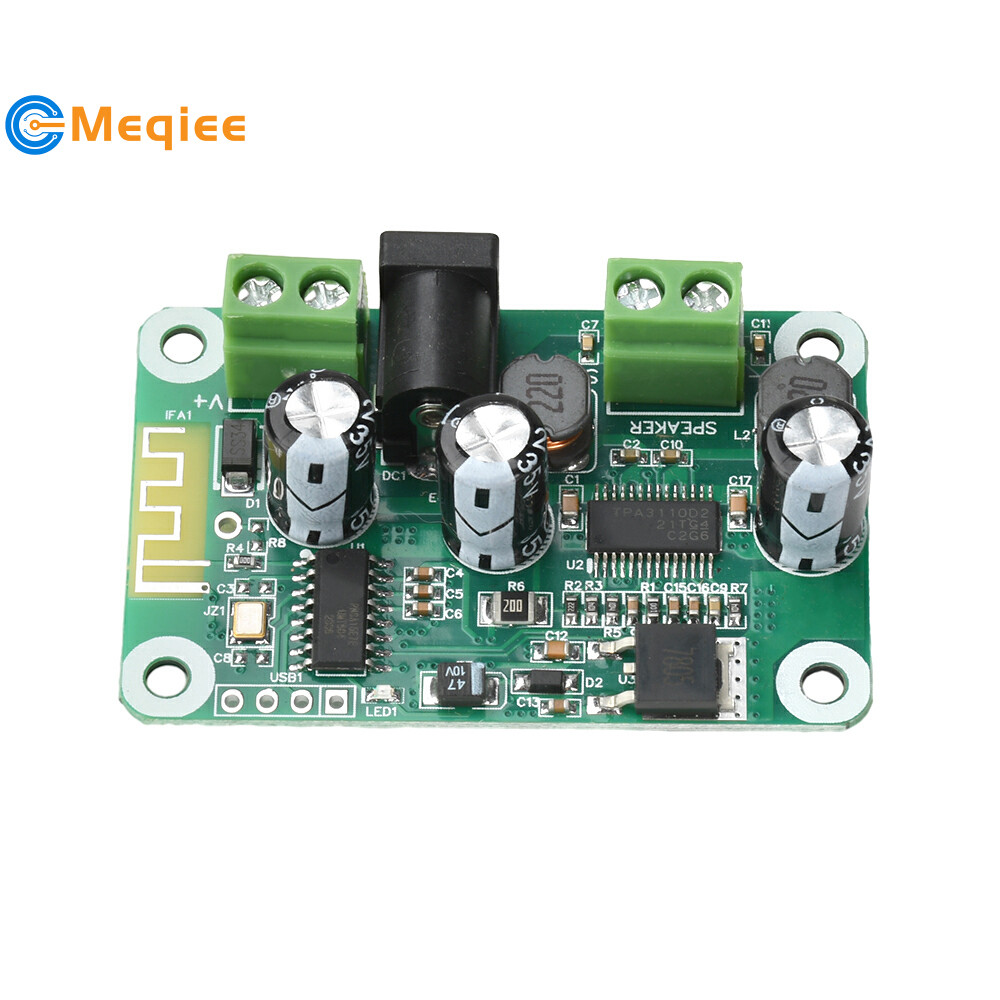 DC9-25V TPA3110 BT 5.4 เครื่องขยายเสียงช่องเดียว 30W รองรับ TWS Dual สเตอริโอ DC 5.5*2.1 มม.