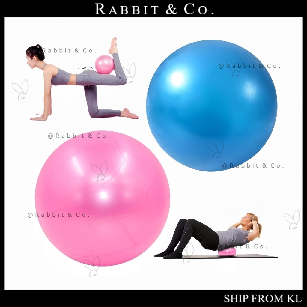 R&C 25 ซม.พิลาทิสโยคะ Ball Core Balance การออกกําลังกายสําหรับเอวสะโพกต้นขาออกกําลังกายฟิตเนส Ball