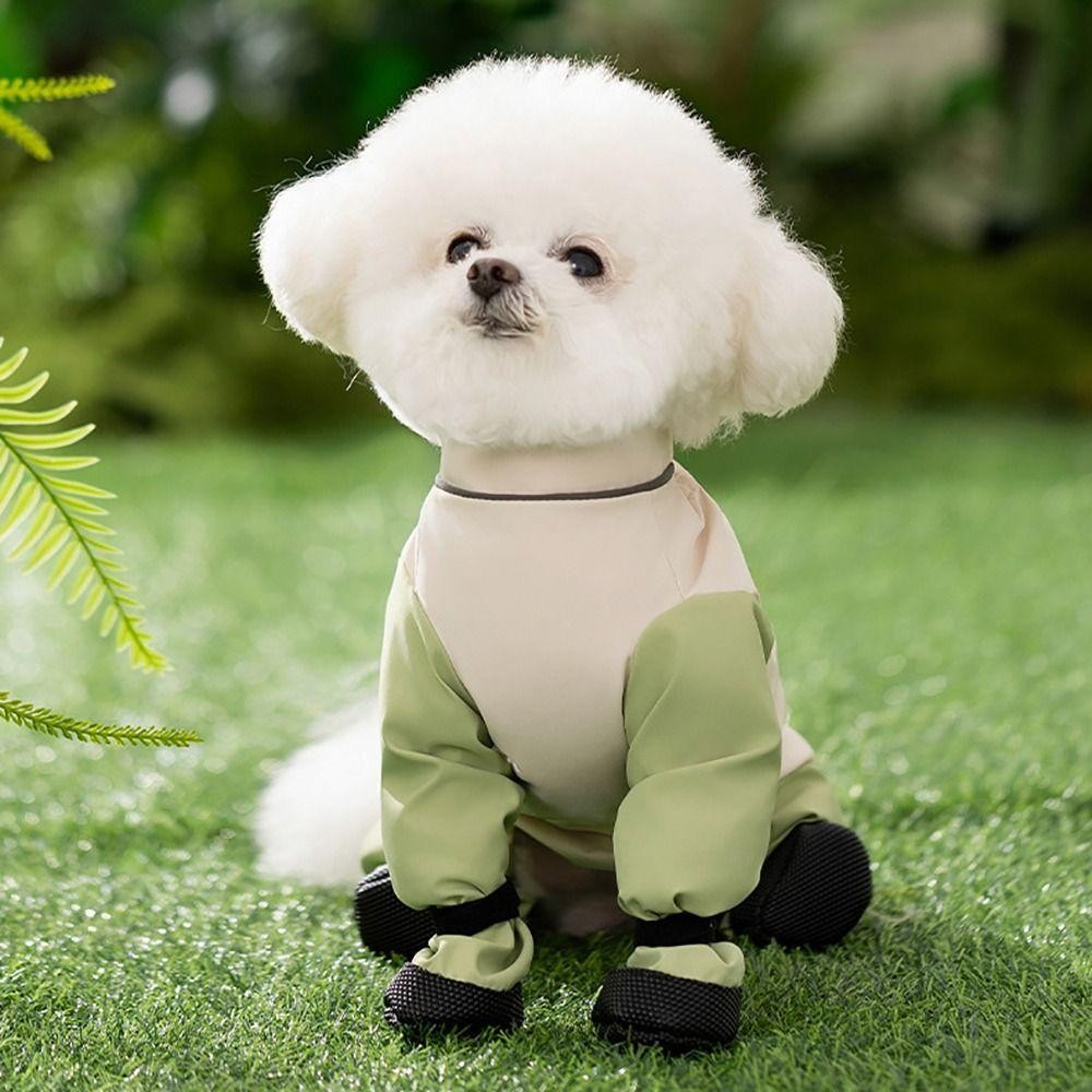 MAGICIAN Pet Strolling Going Out Pants, Full Leg Protection Back ปรับสุนัขกางเกงสี่ขา, สบาย Anti-Slip แถบสะท้อนแสงกันฝุ่นเสื้อผ้าสัตว์เลี้ยงสัตว์เลี้ยงสัตว์เลี้ยง Strolling ราคา ถูกที่สุด ดีลบีเคเค แกลเลอรีภาพที่ 5