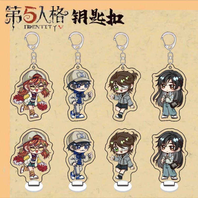 Hot เกม Identity V อะนิเมะ KeyChain Joseph Desaulniers Grace Margaretha Zelle ผู้ชาย Key Chain สําหร