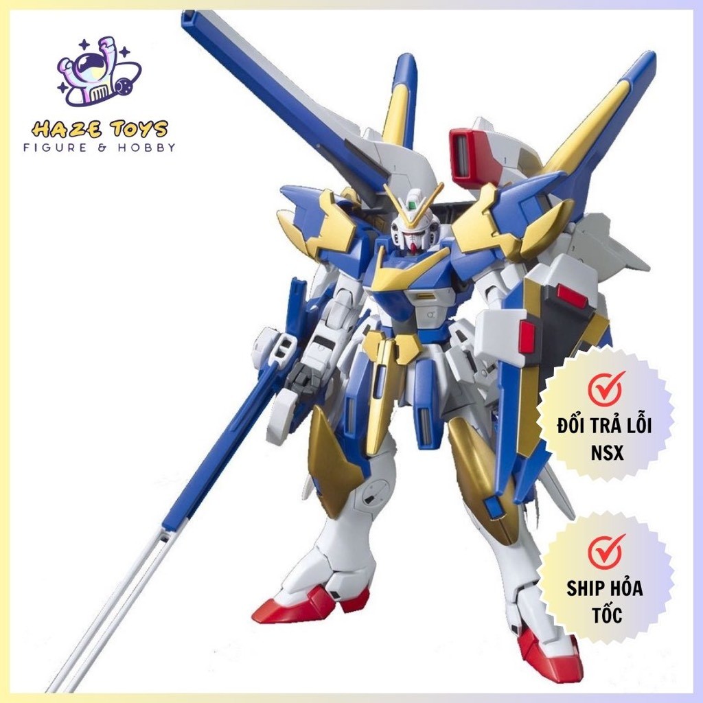 กันดั้มโมเดล Bandai HG 189 V2 Victory two Assault Buster Gundam 1/144 MS V Gundam