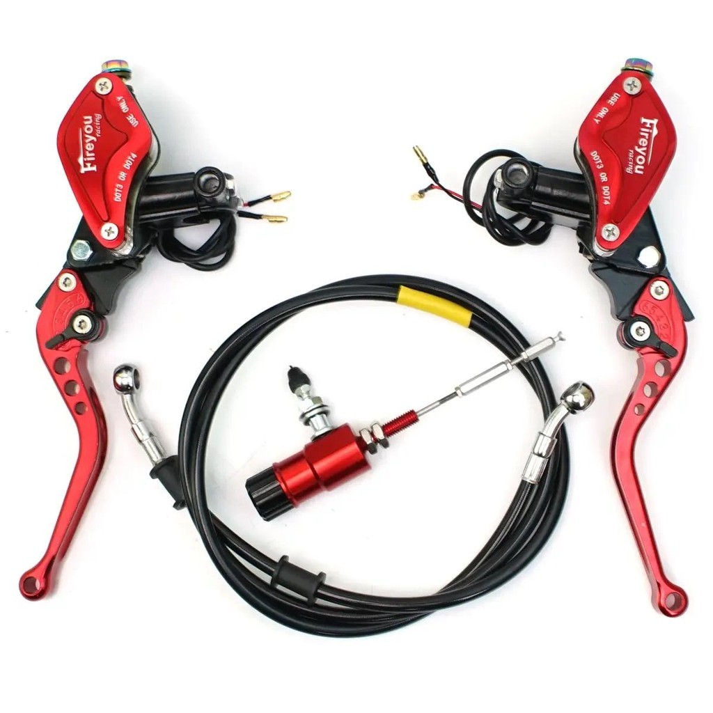 22mm CNC รถจักรยานยนต์ไฮดรอลิกคลัทช์เบรค Master กระบอก Lever Kit สําหรับ Racing Dirt Bike กีฬาจักรยานสกู๊ตเตอร์ Motocross Off Road