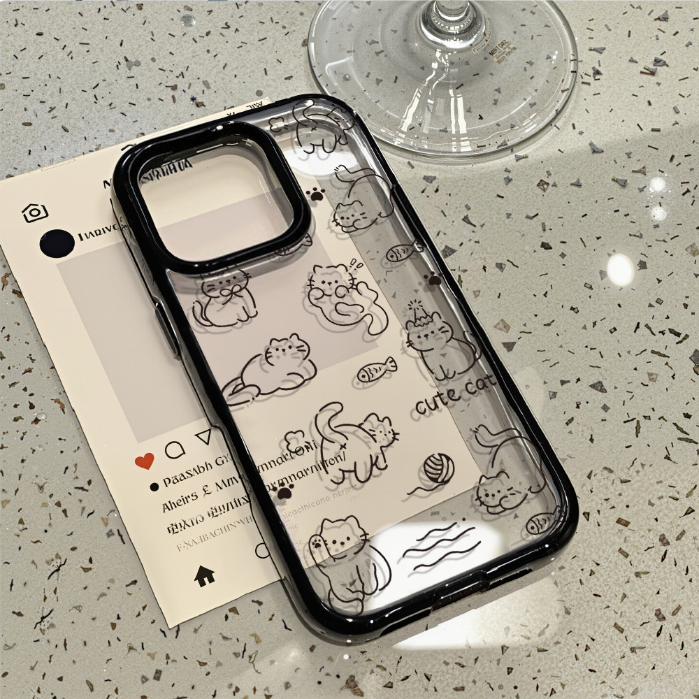 เคสโทรศัพท์ For iPhone 11 13 16 ProMax Case iPhone 13 14 15 ProMax 12 13 ProMax 13 14 Proเคสโทรศัพท์มือถืออะครีลิครูใหญ่ - ภาพย่อย 2