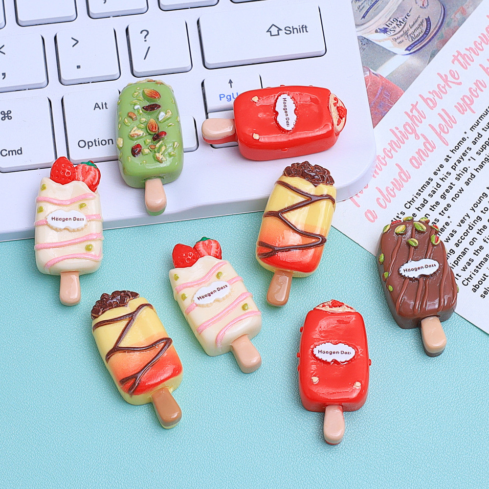 Creative Nut ไอศกรีม Candy การ์ตูนของเล่น Handmade diy ครีมกาวเรซิ่น Gadgets สำหรับรองเท้าและเครื่องประดับ