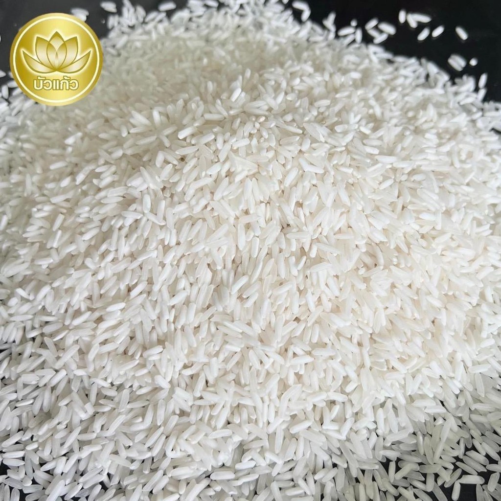 [ข้าวนิ่ม] ข้าวหอมคัดพิเศษ นุ่ม ข้าวจัสมิน ข้าวใหม่ต้นฤดู ตราบัวแก้ว ขนาด 14 กก. (ถุงสีเขียว) - รูปที่ 4