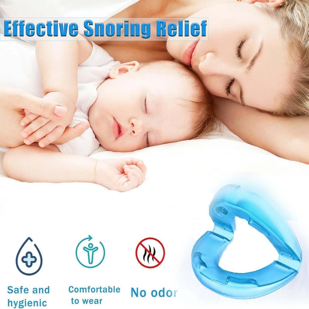 Honex Anti Snoring Mouthpiece ลดการนอนกรน Easy Breathing Anti Snoring อุปกรณ์ aseaph