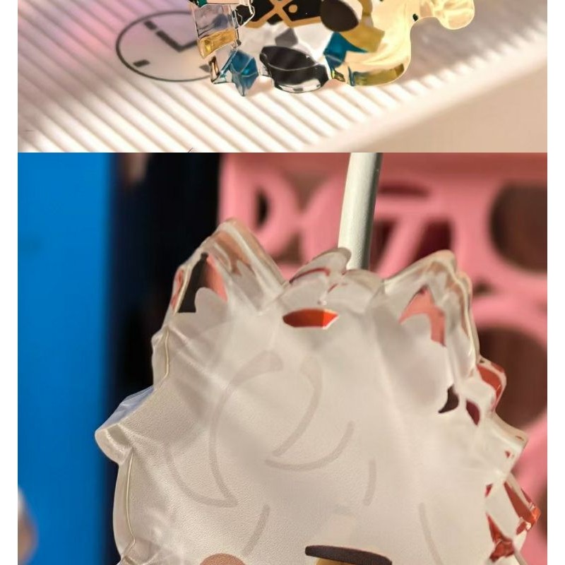 บล็อกอะคริลิครางดาว Honkai Aventurine Dr. อัตราส่วนขาตั้งอะคริลิคขนาดเล็ก Boothill รูปแสดงอะนิเมะสินค้าคอลเลกชันตกแต่งโต๊ะ - รูปที่ 7