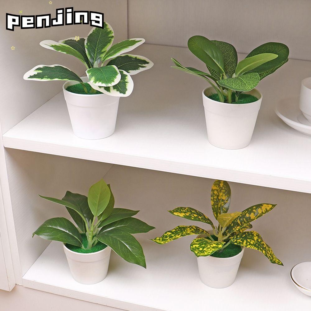 【⚡เวลาจำกัดราคาต่ำ】PENJING เหมือนจริง Greenery กระถางเครื่องประดับเดสก์ท็อปตกแต่งบ้านอุปกรณ์ถ่ายภาพจําลอง Scindapsus