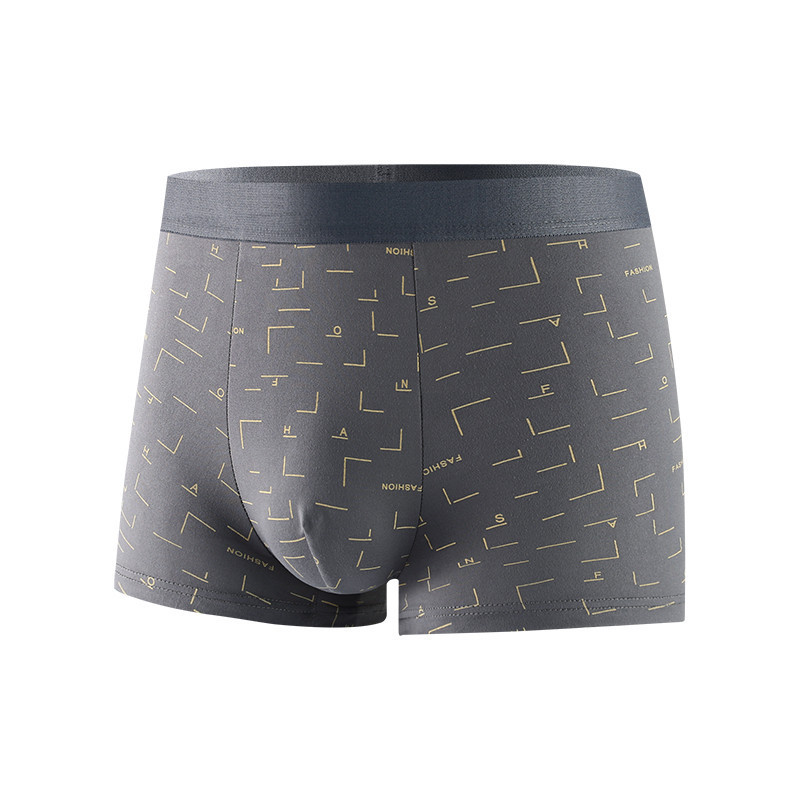 ZZ HOME01 กางเกงในชาย ผ้านิ่ม ใส่สบาย ขอบไม่เจ็บ ของแท้100%กางเกงบ๊อกเซอร์ผู้ชายผ้าทอ สำหรับวัยรุ่นชายไทย underwear - รูปที่ 4