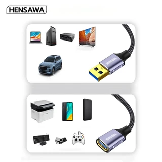 Hensawa รุ่น PC531 USB3.0 5Gpbs สายเพิ่มความยาว USB Extension Cable ยาว 0.5-3m สําหรับสายต่อคีย์บอร์ดเมาส์ คีย์บอร์ด