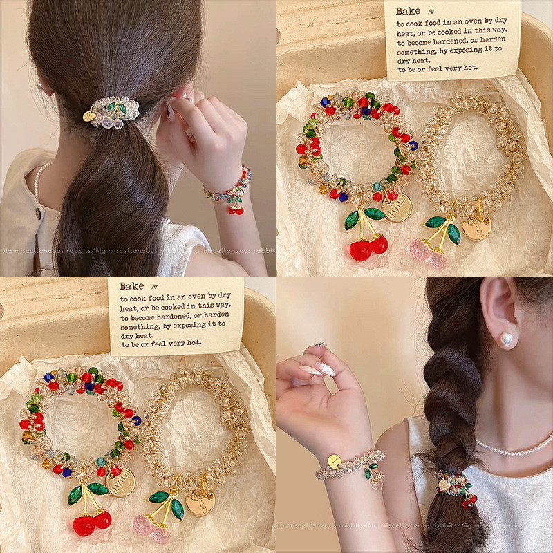 K&S🎀เครื่องประดับผมคริสตัลแฟชั่นใหม่สไตล์เกาหลี