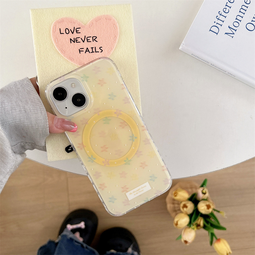 สําหรับIphone case 16 Pro Max 15 Pro Max 14 Pro Max Loveปลาดาวเคสโทรศัพท์ - รูปที่ 3
