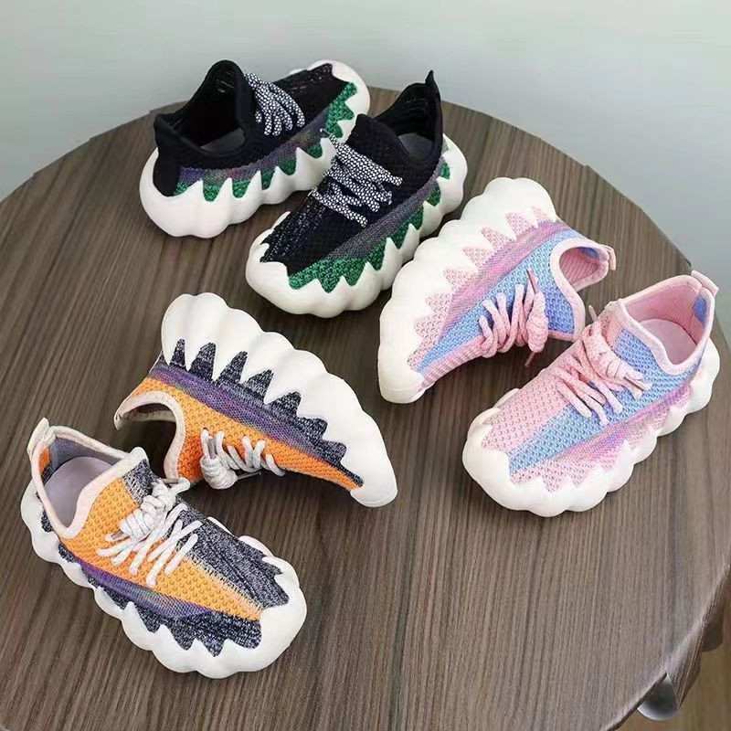 LittleOne SEP-ANAK007 (ไม่มีกล่อง) รองเท้าผ้าใบเด็กผสม 2 สีรุ่นใหม่ขนาด 26-35 Simple Sport สี 3 สี G