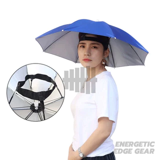 หมวกร่ม 🌈 ร่มแบบหมวก กัน UV พับเก็บได้ ใช้ได้ทั้งผู้ใหญ่และเด็ก แข็งแรงทนทาน ร่มตกปลา มี 4 สี