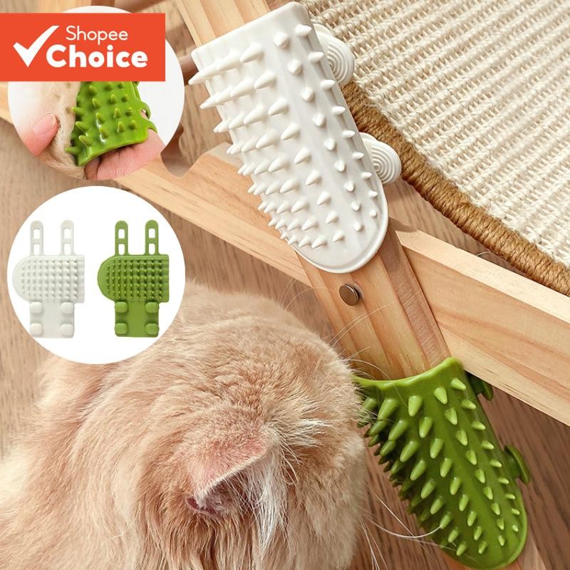 Cat Scratching Toy ซิลิโคนขาโต๊ะสายรัด Itch Relief Pad