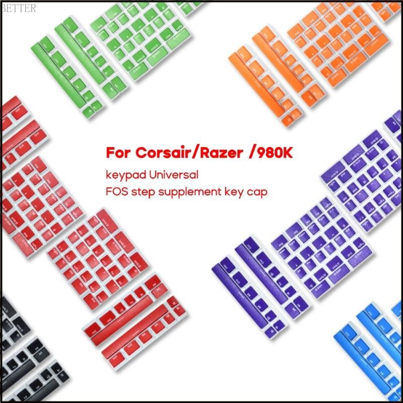 BETT 6u 6 5u Space Bar PBTs Keycaps Double Shot Puddings Keycaps สําหรับ K65 K95 คีย์บอร์ดแบบกลไก Ke