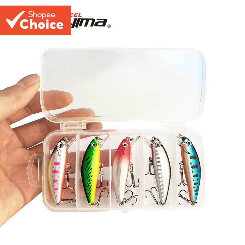 Clouser Minnow SwimBit - 5.5 ซม./6.7g เหยื่อปั่นพลาสติกจมสําหรับเบสและปลาคาร์พ