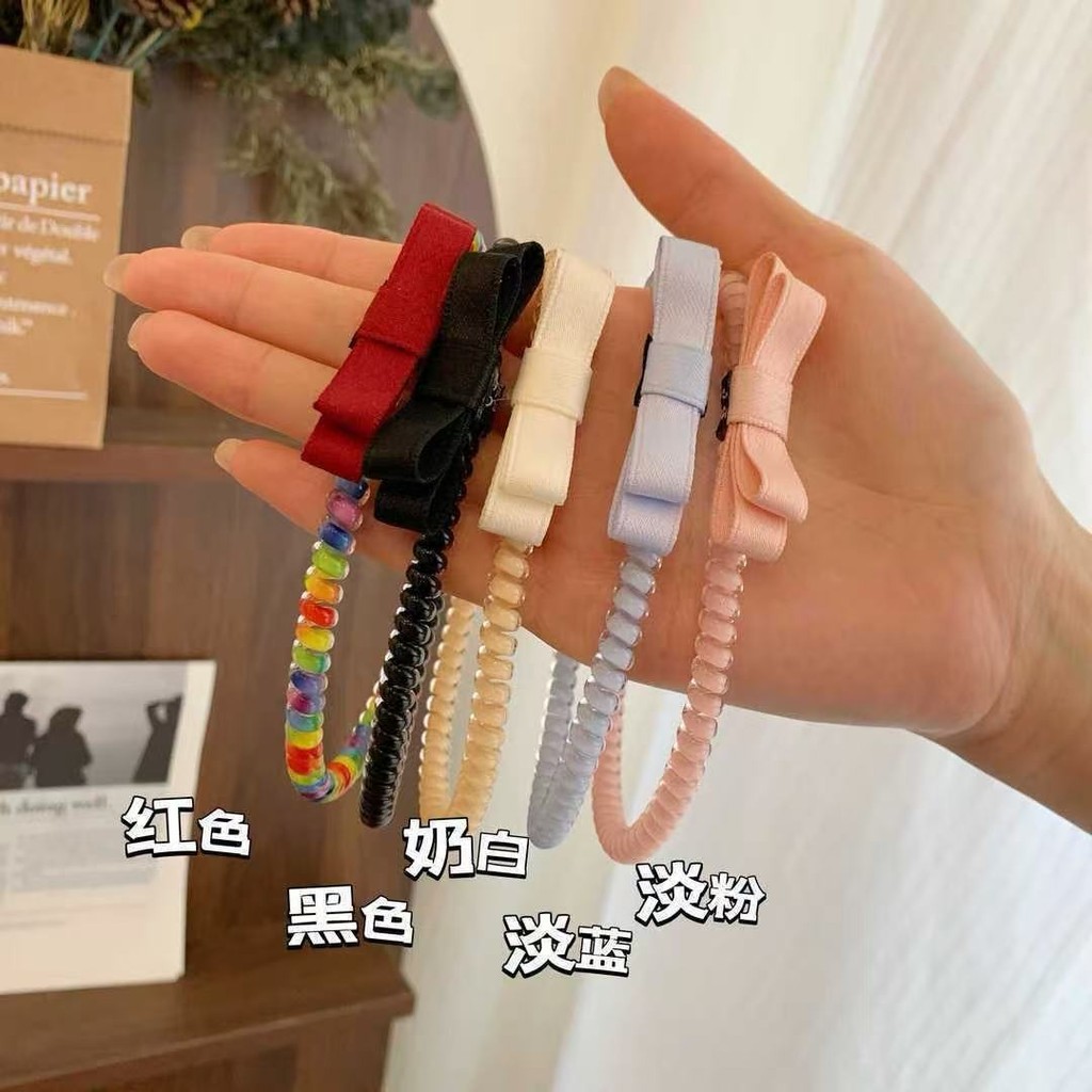 A Four-Piece Choker Hair Band New Telephone Line Hair Rope Hair Band Hair Band Hair Band Hair Tie