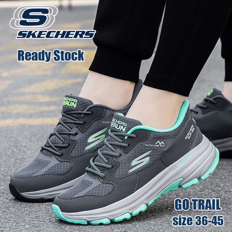 GO TRAIL รองเท้ากีฬาผู้หญิงผู้ชายหนา soled ทนต่อการสึกหรอรองเท้าวิ่งข้ามประเทศรองเท้ากีฬาแฟชั่นลําลอ
