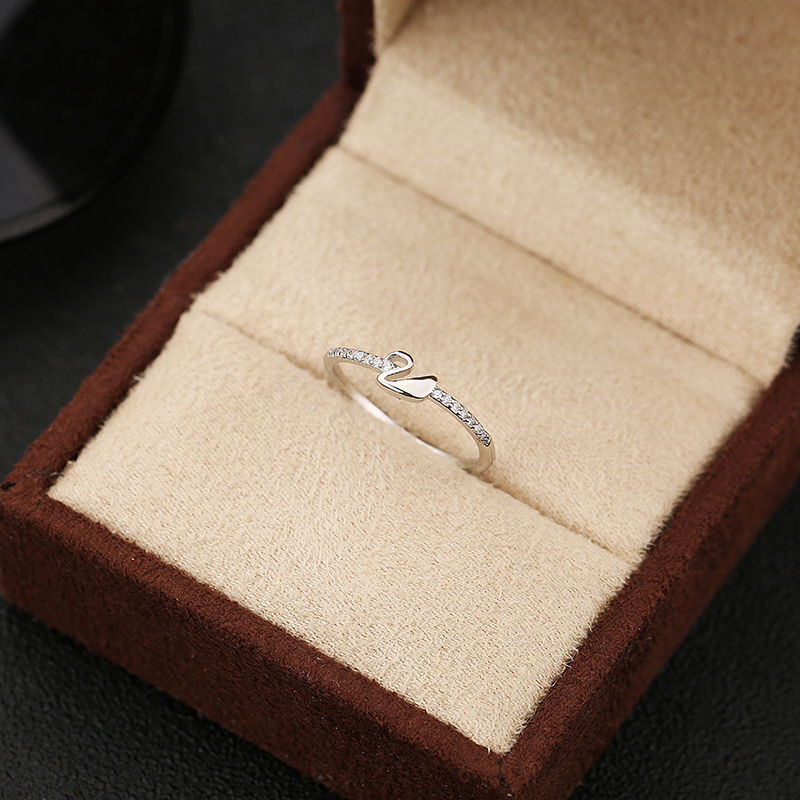 แหวนเรียบๆ สไตล์เกาหลี เครื่องประดับแฟชั่น  พร้อมส่ง