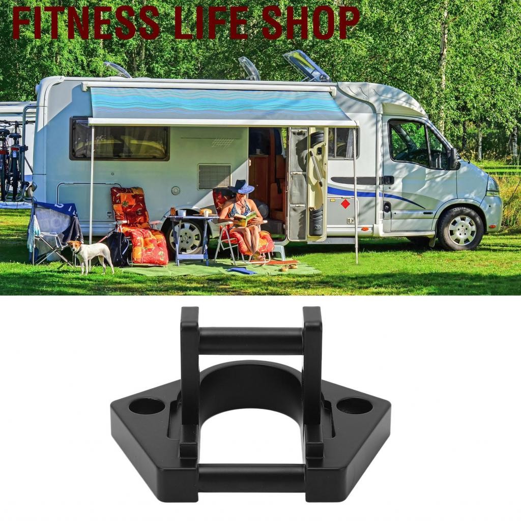 Fitness Life Shop RV Awning Base CNC Integrated Integrated 3825.rv.032922 Black Easy การติดตั้งง่ายอ