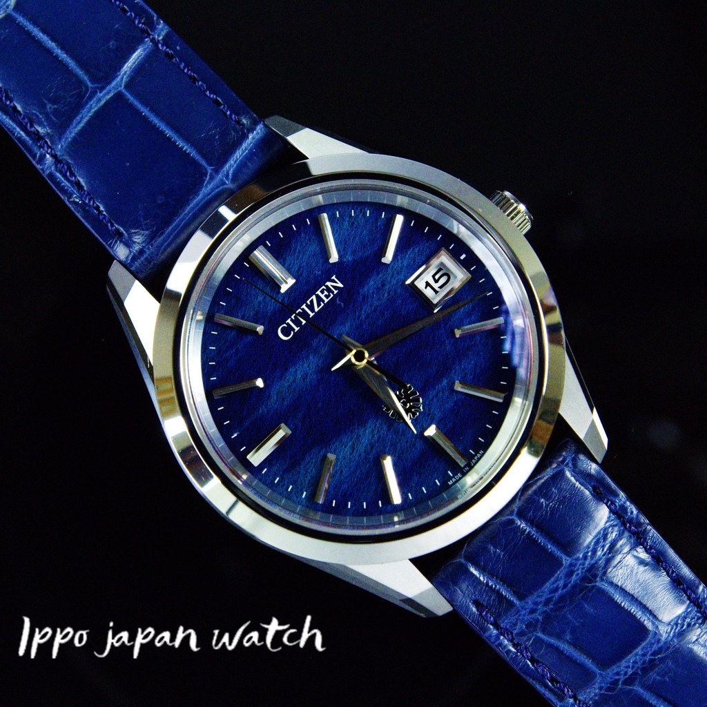 JDM MAR WATCH★Citizen Iconic Nature Series 30th Anniversary AQ4100-22L Super Titanium Case, กระจกญี่